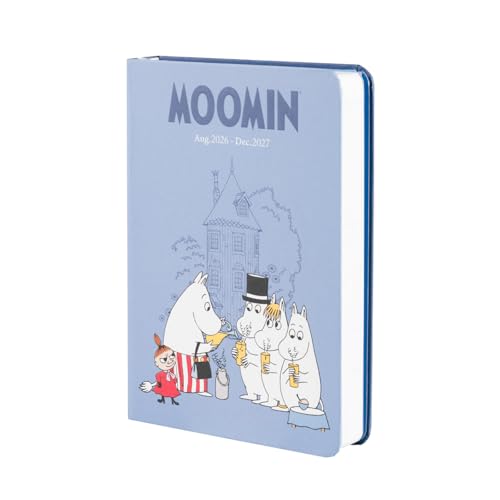 Grupo Erik Agenda 2026 2027 pequeña Moomin - Agenda escolar 2026 2027 Semana Vista de Bolsillo (Tamaño: A6) para Universidad │ Tapa blanda, Ilustraciones y Pegatinas │ 17 MESES