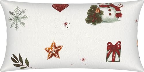 Erwin Müller Edelflanell Kissenbezug Lebkuchenmännchen, Tannenbaum,...
