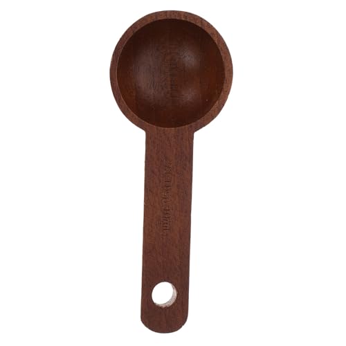 WATIIFUFU Cuchara Medidora de Café de Madera Natural de Nogal Negro 10 Ml, Práctica Cuchara para Té y Especias para Uso Doméstico, Utensilio de Cocina Versátil para Hogar y Cafetería