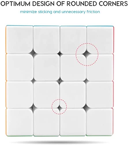 Coogam CUBE015 Qiyi 4X4 Speed Cube Stickerless Magic Puzzle Toy Gift thumb #3