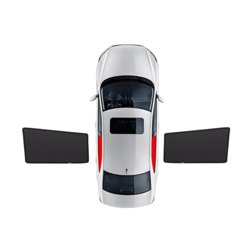 MOOWI Pare Soleil Voiture pour Audi Q3 Sportback, Protection UV Rideaux Vitres Laterales Respirant Anti Chaleur Confidentialite,2 Pcs Rear Window