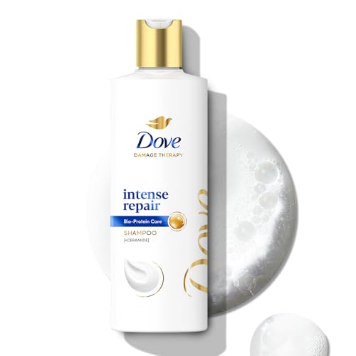 Image of Dove Intense Repair Shampoo 340 ml || Repairs Dry and Damaged Hair || Strengthening Shampoo for Smooth & Strong Hair