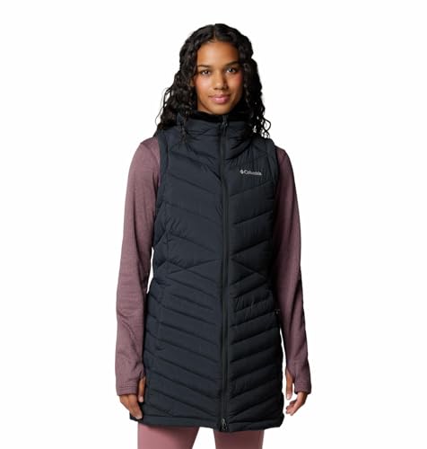 Columbia Womens Joy Peak II Long Vest Black Large