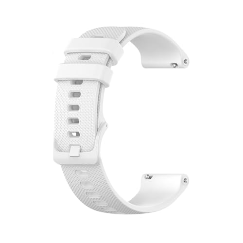 18mm 20mm 22mm ���v�X�g���b�v�A�K�[�~���ƌ݊�������AVenu 4/3/2/2s �V���R�����v�o���h�X�g���b�v�A�K�[�~���ƌ݊�������AVivoactive 6/5/4/3/�t�H�A�����i�[ 245 �o���h(White Strap,22mm un