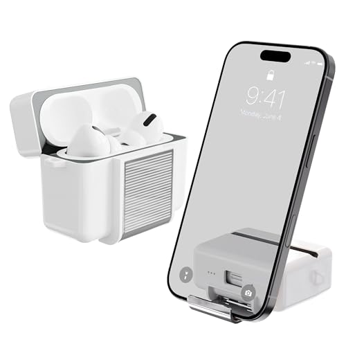 PZOZ for Airpods Pro 1/2 �P�[�X �S�ʕی�J�o�[ AirPods Pro ��1/2����p �X�}�z �X�^���h�@�\ �ϏՌ� �[�d�Ή� �����h�~