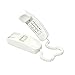 Trimline Corded Phone - Phones for Seniors - Phone for Hearing impaired - Choctaw White - Retro Novelty Telephone - an Improved Version of The Princess Phones in 1965 - Style Big Button