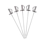 à fruits réutilisables : adaptés à une utilisation dans un bar, un café, une fête sur la plage en été, un hôtel ou d'autres fêtes diverses, fourchette à fruits en acier inoxydable