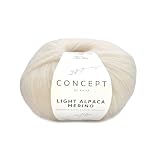 LIGHT ALPACA MERINO by Concept de Katia, en pelotes de 50 grammes et 150 mètres (200   Écru)