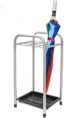 Porte-parapluie hall d'hôtel en fer avec plateau de vidange 58 cm