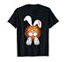 Bunny Basketball Ball Easter Day Costume Player Lover Kids T-Shirt