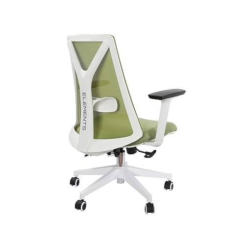 Cadeira de Escritório Elements Olympia Branca e Verde