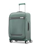 Samsonite Elevation Plus 22-Inch Carry-On - Expandable Softside Spinner Luggage - Cypress Green
