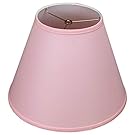 FenchelShades.com Lampshade 8" Top Diameter x 16" Bottom Diameter x 12" Slant Height with Washer (Spider) Attachment for Lamps with a Harp (Linen Peony)