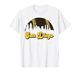 San Diego Baseball Vintage Skyline Cool Retro SD Jersey T-Shirt