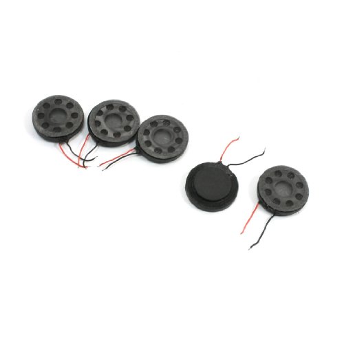uxcell 5pcs 1W 8 Ohm Magnet Loud Speaker Horn Amplifier