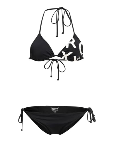 Roxy Beach Classics Tie Side - Triangle-Bikini-Set für Frauen Schwarz
