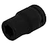 Aexit 1-inch Square Hand Operated Tools Drive 21mm Inner Hex 80mm Length CR-MO Steel Black Impact Socket Model:89as222qo221