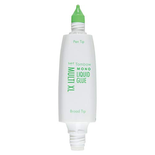 Tombow 52195 Mono Multi Xl Liquid Glue, 1.76 Ounce Each, 10-Pack. Value Size, Multi-Purpose Glue With Dual Tip Dispenser. #TOP1