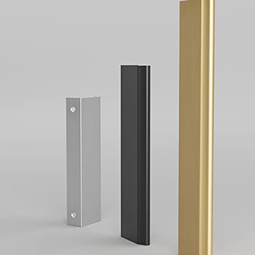 Poignées de Tiroir d'Armoire Gris en Aluminium, Poignée Cuisine Cachée 500mm - 7