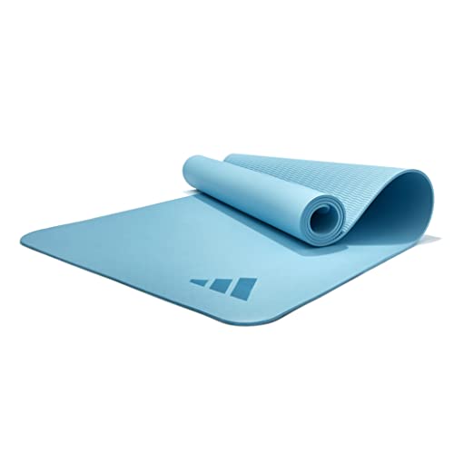 adidas Unisex-Adult Premium Yoga Matte-5mm-Gebraucht, Gebraucht Blau