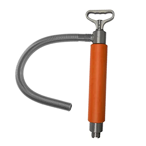 F Fityle 60cm Länge Bilgenpumpe Manuell Bilgepumpe mit, Handlenzpumpe für Boot Kanu, Orange