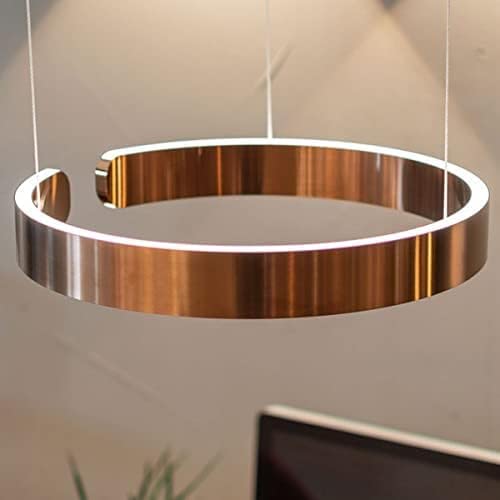 Suspension LED géométrique pour table à manger et bureau moderne au style épuré