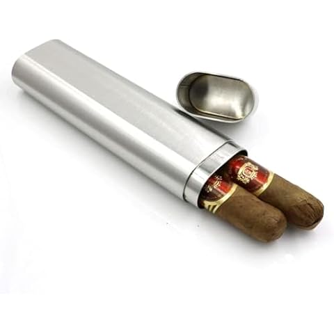 CNFLASK Brushed Double Cigar Case Cover