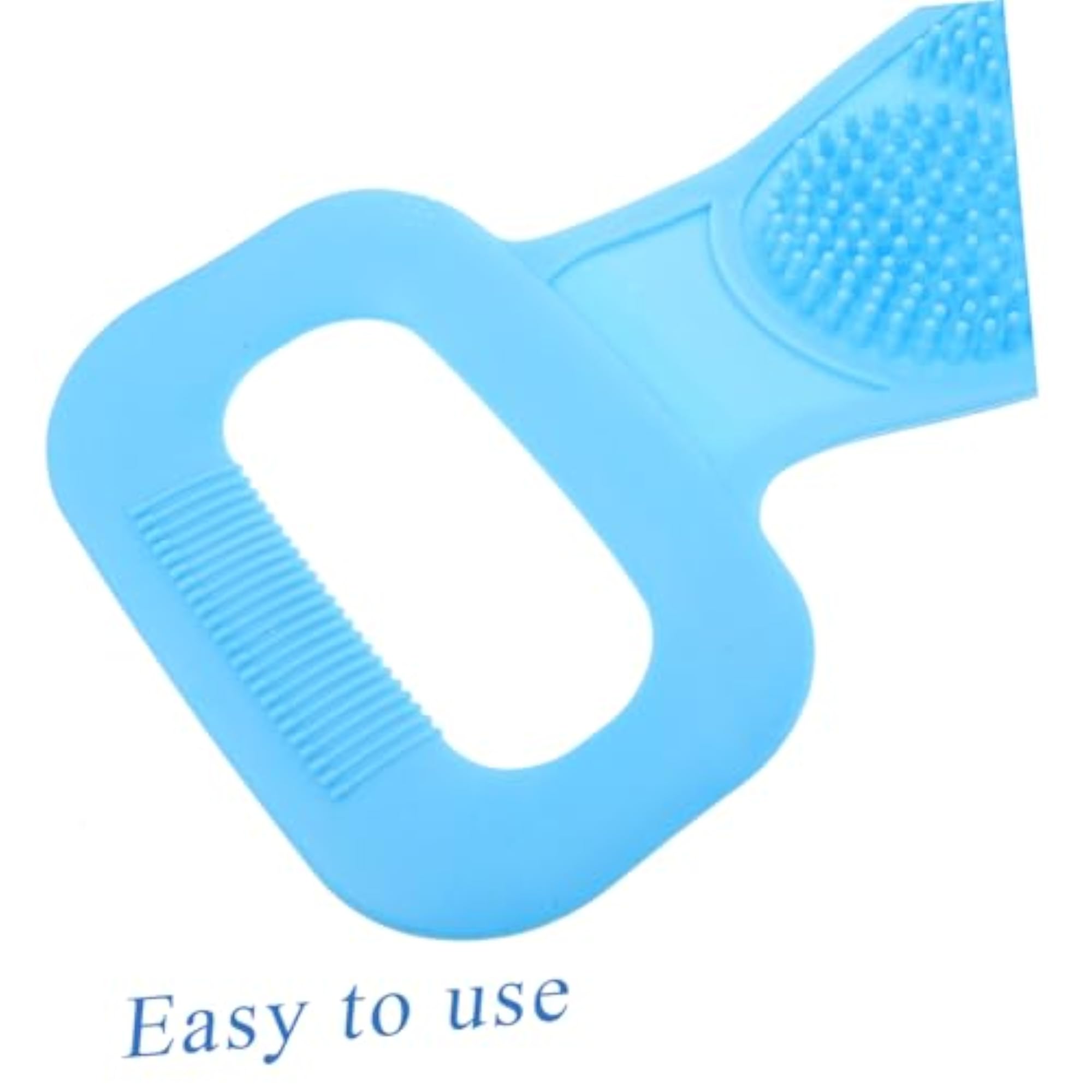 Dual-Sided Silicone Shower Back Scrubber Massager