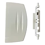 Original Code: 4244570100 Türgriff mit Feder Griff für Beko Gefrierfach Kühlschrank 4244570100 Kunststoff weiß
