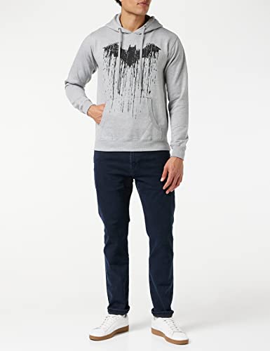 DC Comics Men's Batman Paint Hoodie