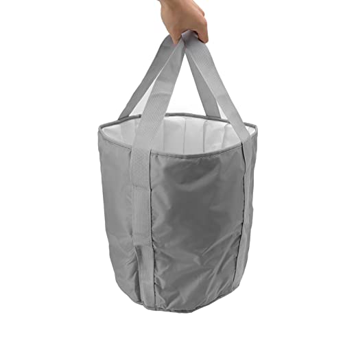 Balde plegable baño de pies con bolsa de almacenamiento miniatura 5