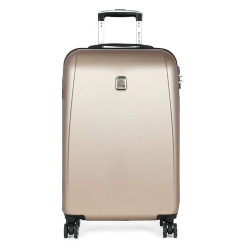 Mala Viagem De Bordo Rodinhas 360 Geneva Champagne Polo King