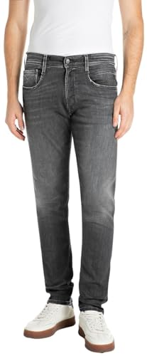 Image of Replay Anbass Men's Jeans, Medium Grey C096 (Grey), 36W/36L