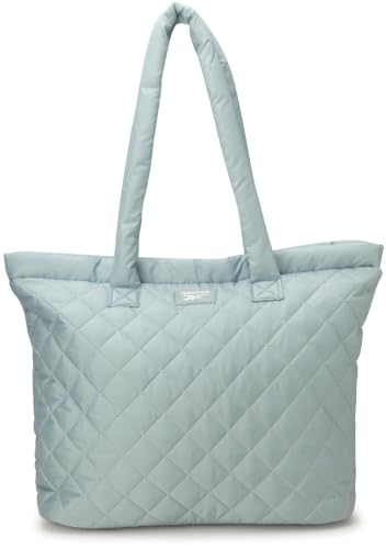 Image of Reebok Womens Tote Bag - Lightweight Carry On Puffer Quilted Tote Bag for Travel Work Travel and Daily Essentials