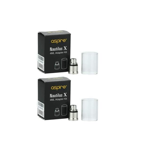 Aspire Nautilus X Glasverstärker-Adapter-Set (2 Stück) für Aspire Nautilus X Tank – nikotinfrei – Bild 3