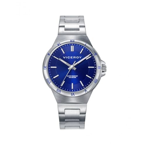 Montre femme Viceroy 401294-37 en acier inoxydable bleu avec cadran élégant