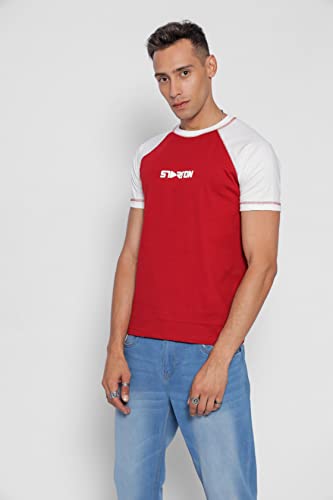 Image of Trendy Men's Round Neck T-Shirt Pure Pre Combed Cotton Bio-Washed 3D Print (STM-003)