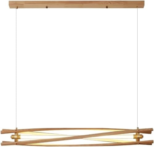 Lustre linéaire 18W avec éclairage chaud 3000K anti-éblouissement pour table et îlot