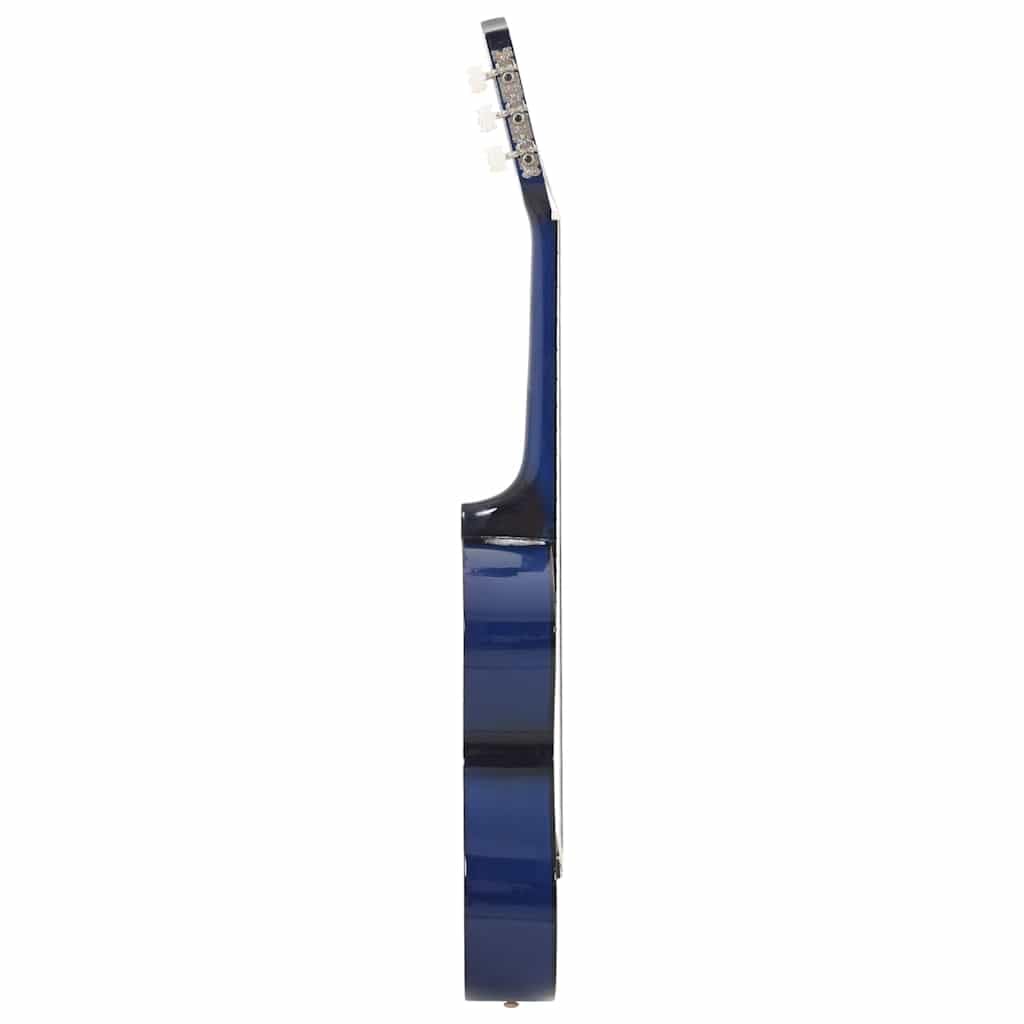 VidaXL - Juego de guitarra clásica para principiantes (8 unidades, 1/2, 34"), color azul