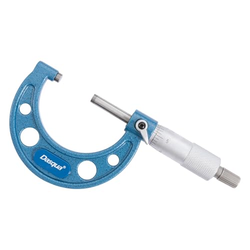 Dasqua Micrometri esterni Alta precisione 25-50 mm con accuratezza 0,004 mm per misurazioni esterne Micrômetro Externo Exterior Calibrador