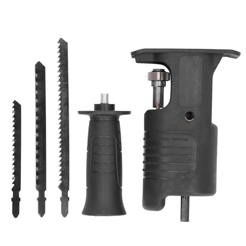 Reciprocating Saw Attachment Cordless Drill Attachment Kit for Wood and Metal Cutting Scratch Hand