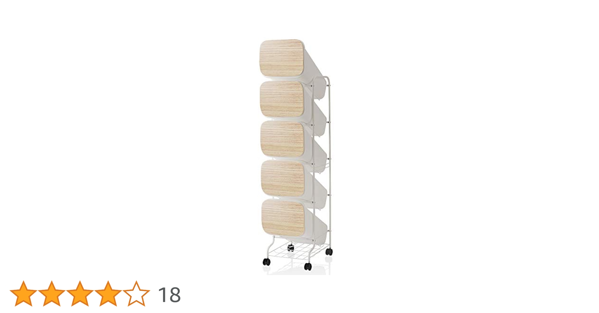 リス スムース スタンドダストボックス 5段 ふた付き 95L 5P ウッド Amazon｜リス 分別 ゴミ箱 smooth スタンドダストボックス5段