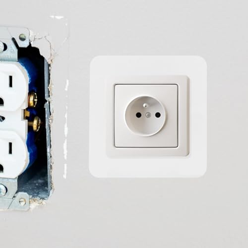 Protector de interruptores de pared transparente antimanchas marco protector de metacrilato 5