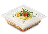 ALPHAFORM 30 quadratische Gläser 250 ml mit Kristalldeckeln