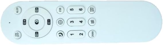 2.4G Ceiling Fan Remote Control with Infrared Technology| 6-Speed Settings for Fan and Light| Wireless Oscillating Controller Compatible with Various Models| For(A)