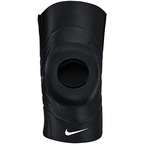 Nike Unisex – Erwachsene Pro Open Patella Kniebandage, Schwarz, XL Nike Unisex – Erwachsene Pro Open Patella Kniebandage, Schwarz, XL