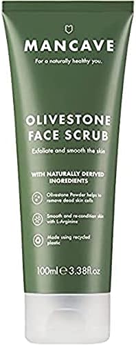 ManCave natural olivestone face Scrub, 3.84 Oz