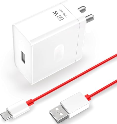 Image of Etguuds Charger Compatible with Oneplus 80W SuperVooc Dash Charging Charger for Oneplus 12 /12R /11 / 11R / 10 /10R /9 /9R Nord CE4 /CE4 Lite / Ce3 / Ce3 Lite /Nord 4 /3 /2