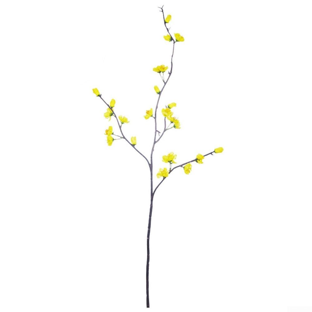 Branches de pruniers en soie avec tiges malléables de 79 cm pour salon