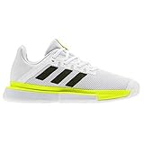 Cierre de cordones adidas SoleMatch Bounce W, Zapatillas de Tenis Mujer, FTWBLA/NEGBÁS/Amasol, 40 EU